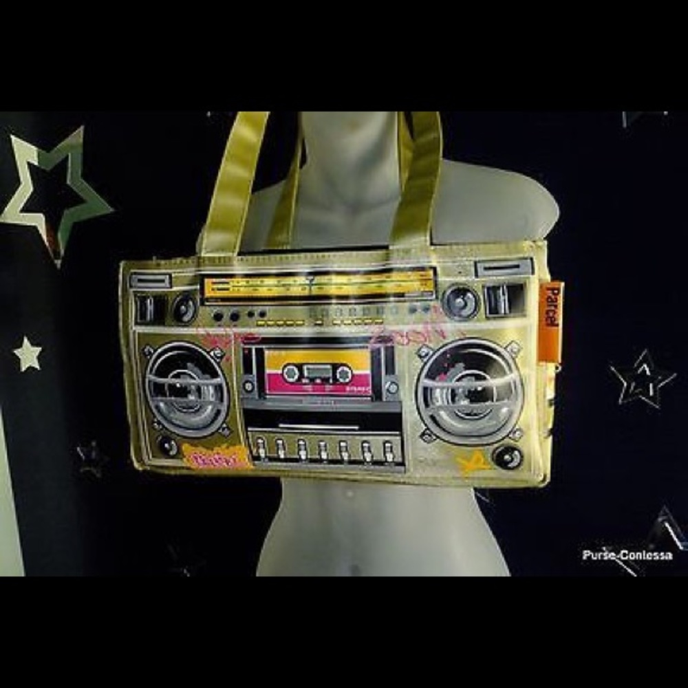 **SOLD** YELLOW PARCEL Radio Bag